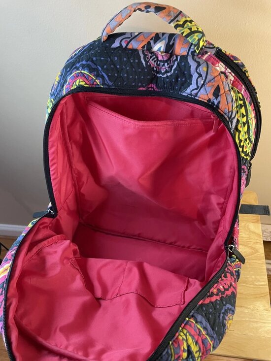 Vera Bradley Lighten Up Essential Large Backpack Twilight Paisley